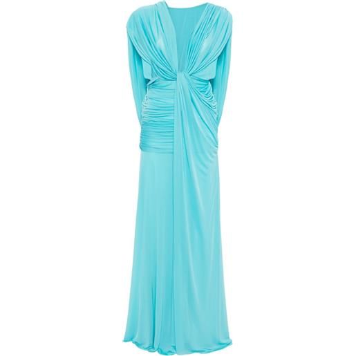 Christopher Esber abito drappeggiato - blu