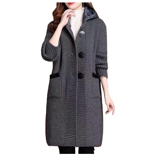 Cardigan lungo in filato lurex Donna, Nero | TWINSET Milano