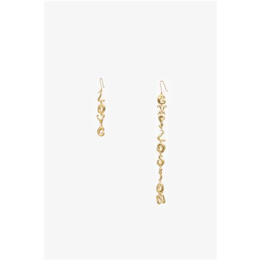 Orecchini Pendenti In Oro Giallo Di Nostra Produzione - Foto 5