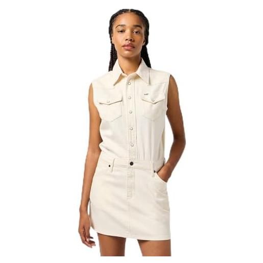 Wrangler sleeveless dress abito casual, neutro, s donna