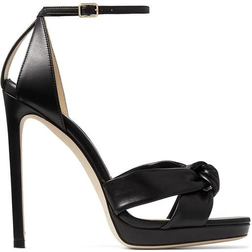 Jimmy Choo sandali con nodo rosie - nero