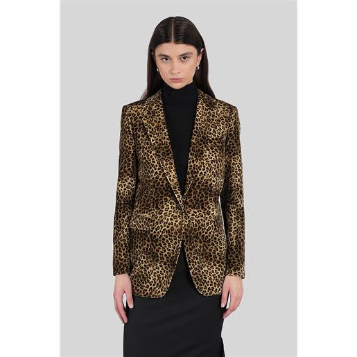 Tagliatore 0205 blazer j-asrianne11b in cotone animalier
