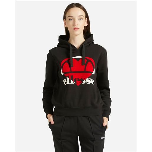 Ellesse basic w - felpa - donna - nero