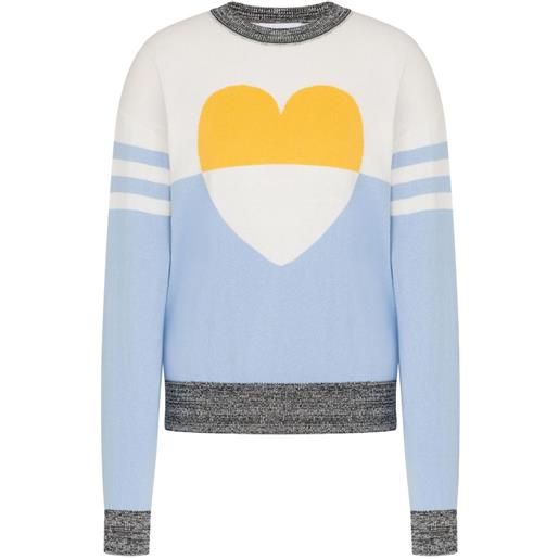 MOSCHINO JEANS maglione girocollo - blu