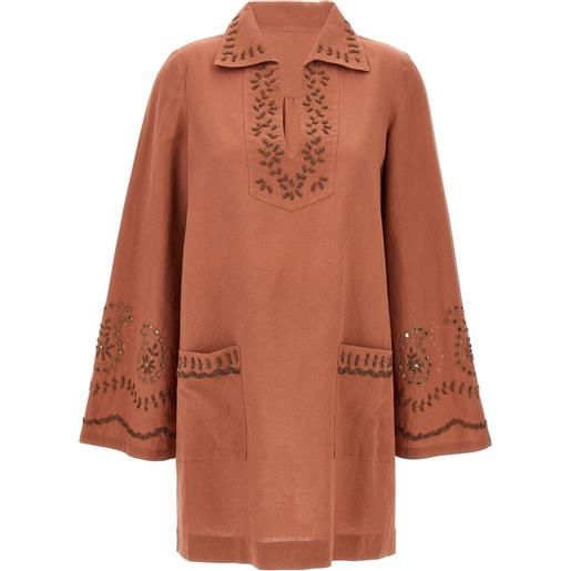 Fortela abito corto genevieve - rosso