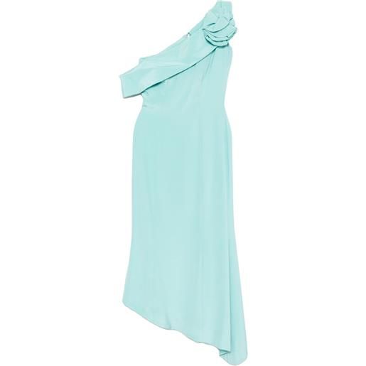 Saiid Kobeisy abito asimmetrico - blu