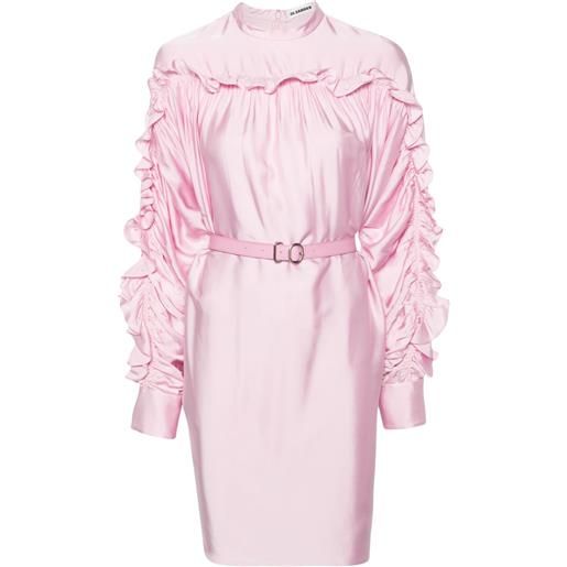 Jil Sander abito 129 midi - rosa