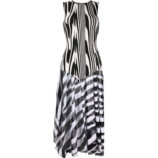 Missoni body smanicato con stampa astratta - nero