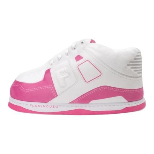 Flamingueo pantofole sneakers - ciabatte casa unisex invernali antiscivolo, slippers caldi divertenti - taglia unica