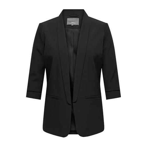 Only carmakoma giacca da donna, nero, 54