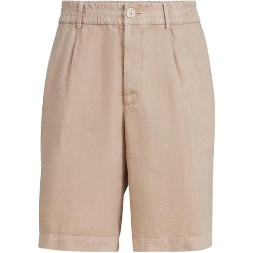 Brunello Cucinelli shorts con bottoni - toni neutri