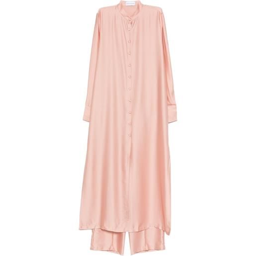 SILKYLICIOUS set top e pantaloni - rosa