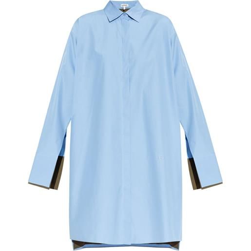 LOEWE chemisier con ricamo - blu