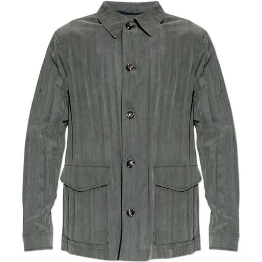 Giorgio Armani giacca con tasche - grigio