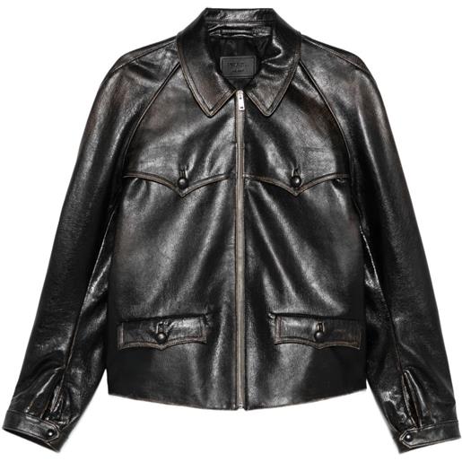 Prada giacca con tasche - nero