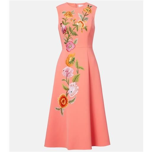 Carolina Herrera abito da cocktail con ricami