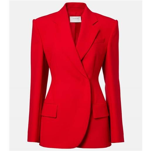 Sportmax blazer doppiopetto in canvas