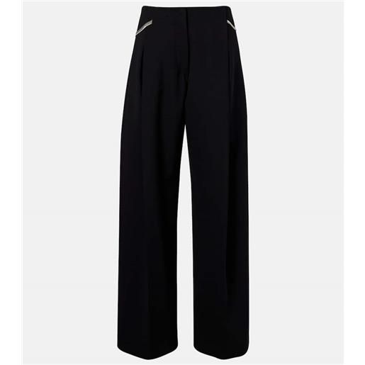 Sportmax pantaloni a gamba larga e vita bassa