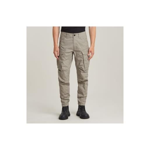 G-Star per uomo. D24735-d929-g106 pantaloni cargo grigi con risvolto affusolato regolare 3d [3155697], casual, grigio, cotone