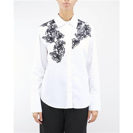 ERMANNO BY ERMANNO SCERVINO camicia con ricamo in paillettes ermanno by ermanno scervino