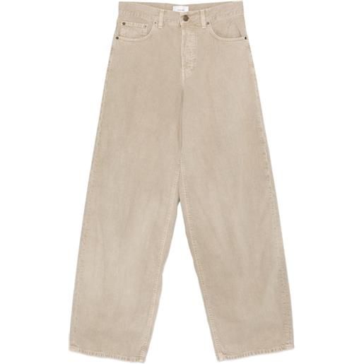 Haikure jeans con design a cinque tasche - toni neutri