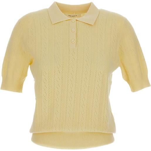 Lisa Yang polo a coste - giallo
