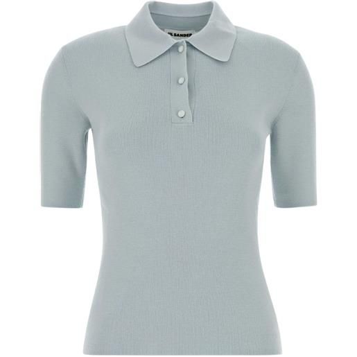 Jil Sander polo a maniche corte - blu