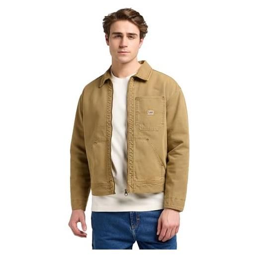 Lee 91w lined ww jacket giacca, cachi, xl uomo