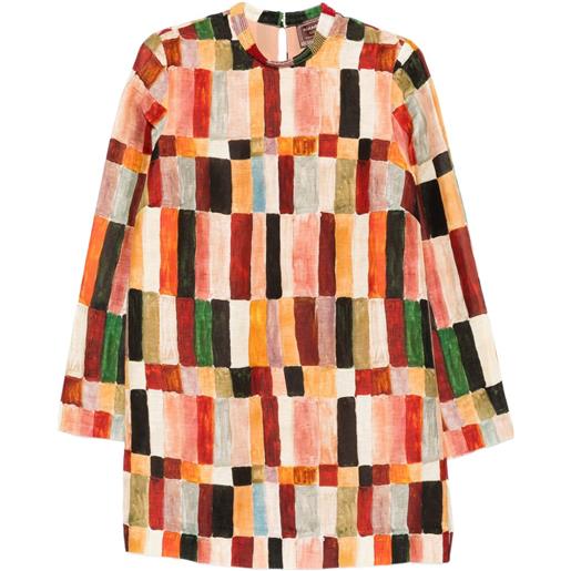 ALEMAIS x lrnce abito corto marjorelle - toni neutri