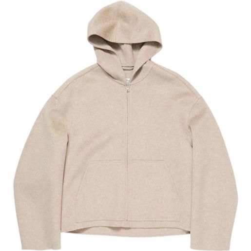 Acne Studios felpa con cappuccio e zip - toni neutri