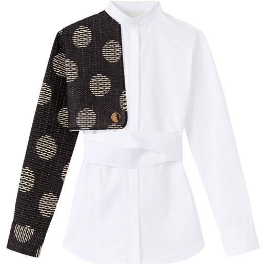 DESTREE camicia hans a pois - bianco