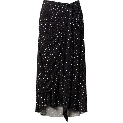 ISABEL MARANT gonna a pois gyelle - nero