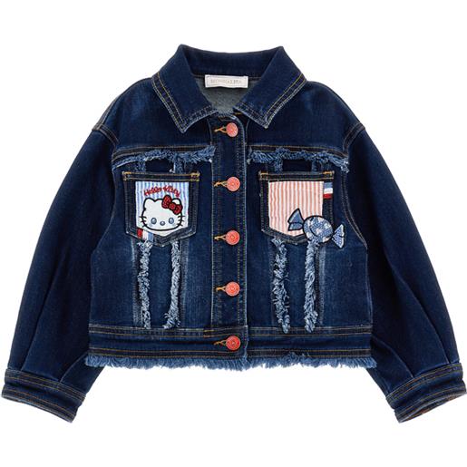 Monnalisa giacca denim hello kitty