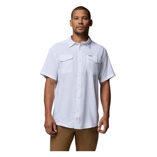 Columbia utilizer ii, camicia a maniche corte tinta unita, uomo