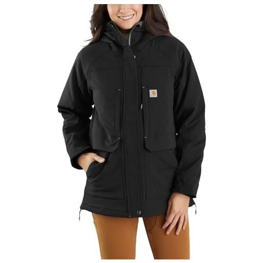 Carhartt super dux relaxed fit insulated tradizional coat, nero, s donna