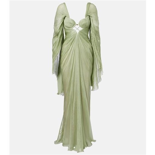 Maria Lucia Hohan abito lungo cassandra in mussola di seta