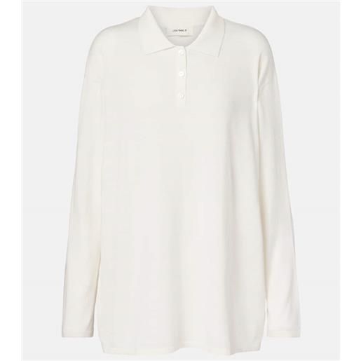 Lisa Yang polo caisa in cotone e cashmere