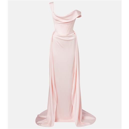 Vivienne Westwood abito lungo nova grace asimmetrico