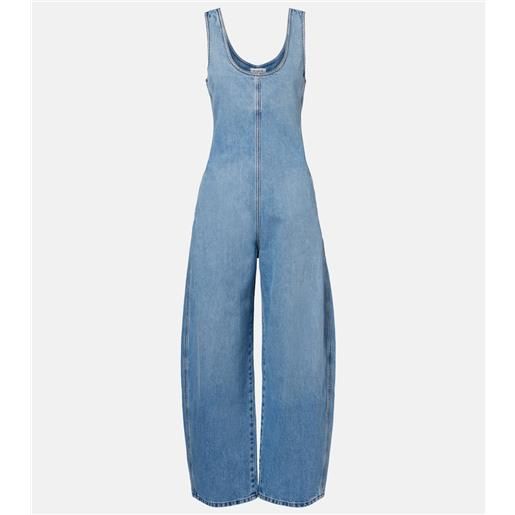 Alaia alaã¯a jumpsuit di jeans