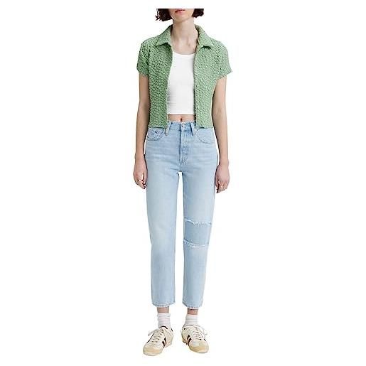 Levi's 501 crop, jeans donna, cheer camp, 26w / 26l