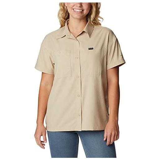 Columbia silver ridge utility, camicia a maniche corte, donna