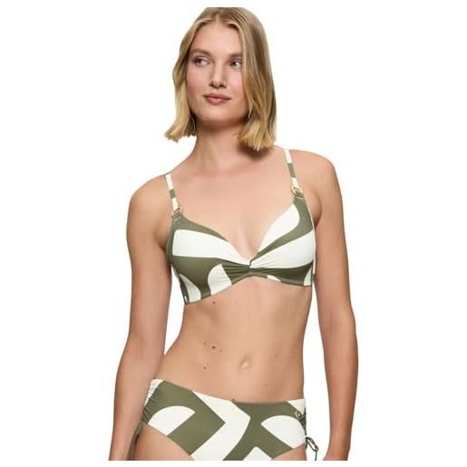 Triumph summer allure p 01 bikini top, multicolore (green-light combination), 48 donna