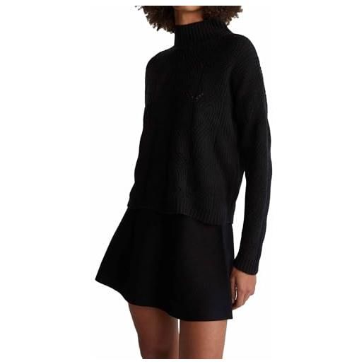 United Colors of Benetton maglia ciclista m/l 1fdfd10f2 maglione, bianco, s donna