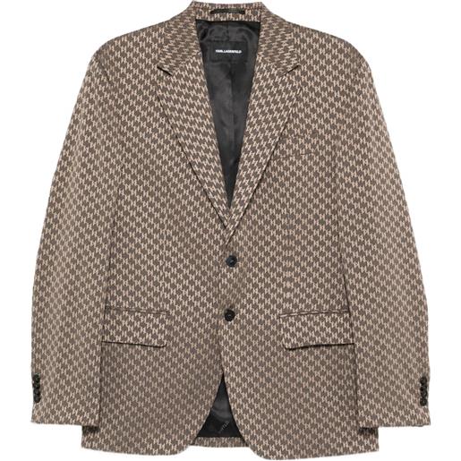 Karl Lagerfeld giacca con bottoni - marrone