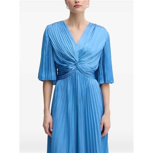 Joseph Ribkoff abito corto con scollo a v - blu