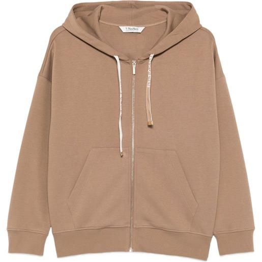 'S Max Mara felpa smmjour con coulisse - marrone
