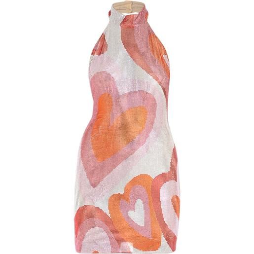 Celia Kritharioti abito corto con stampa - rosso