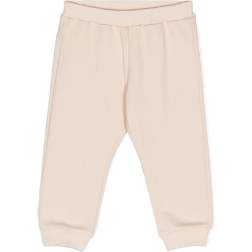 Fendi Kids pantaloni sportivi con applicazione - toni neutri