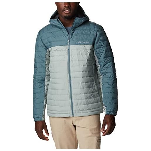 Columbia silver falls hooded jacket, piumino con cappuccio, uomo, raw honey, m