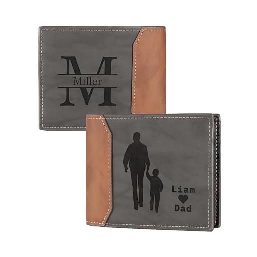 PORTAFOGLIO IN PELLE Di Lusso Personalizzabile Coccodrillo Classe Uomo - Foto 3